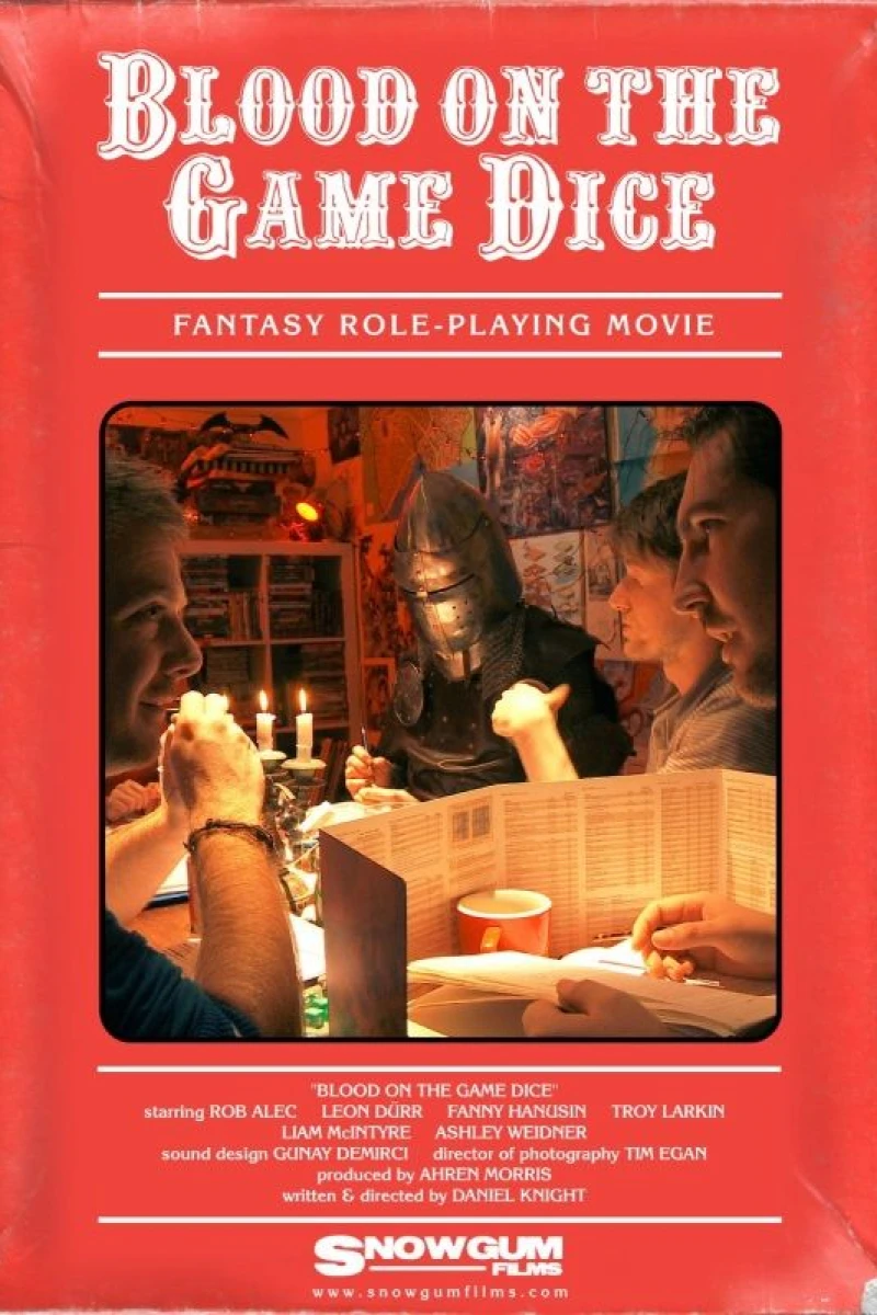 Blood on the Game Dice Poster