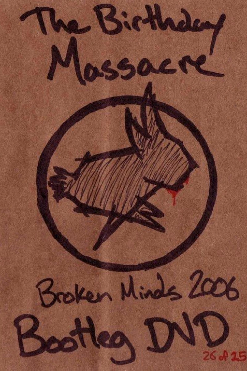 The Birthday Massacre Broken Minds 2006 Bootleg Poster