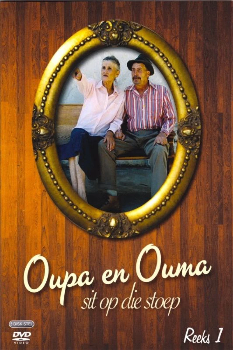 Oupa en Ouma Sit op die Stoep Poster