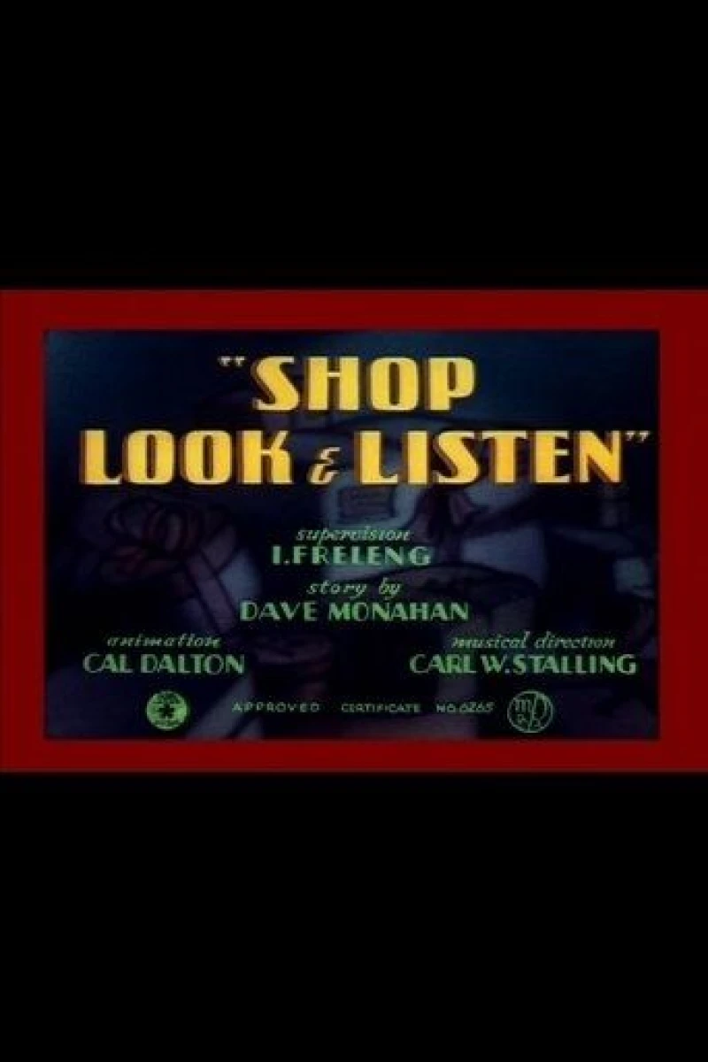 Shop Look Listen Poster