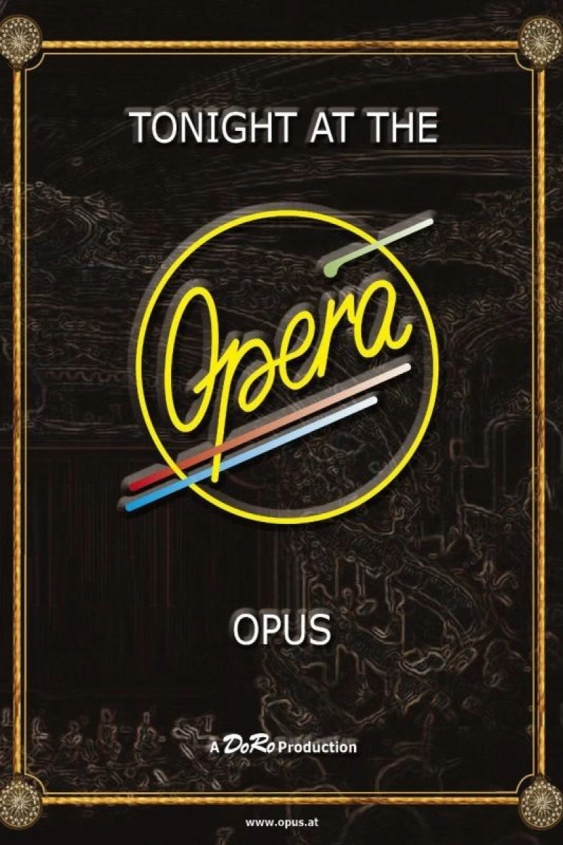 Opus - Tonight at the Opera Poster