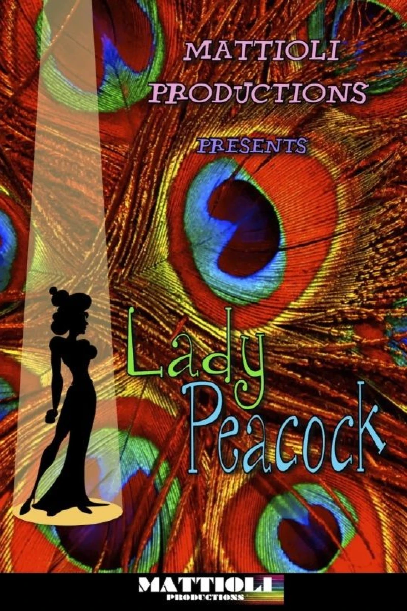 Lady Peacock Poster