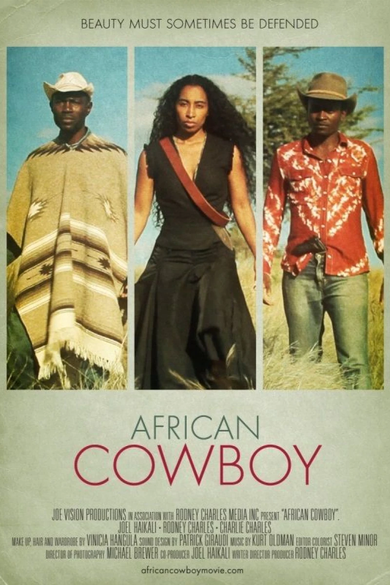 African Cowboy Poster