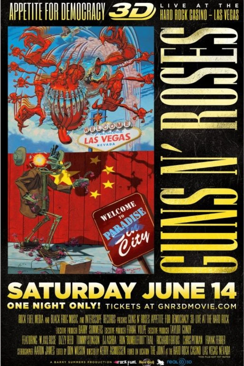 Appetite for Democracy: Live at the Hard Rock Casino - Las Vegas Poster