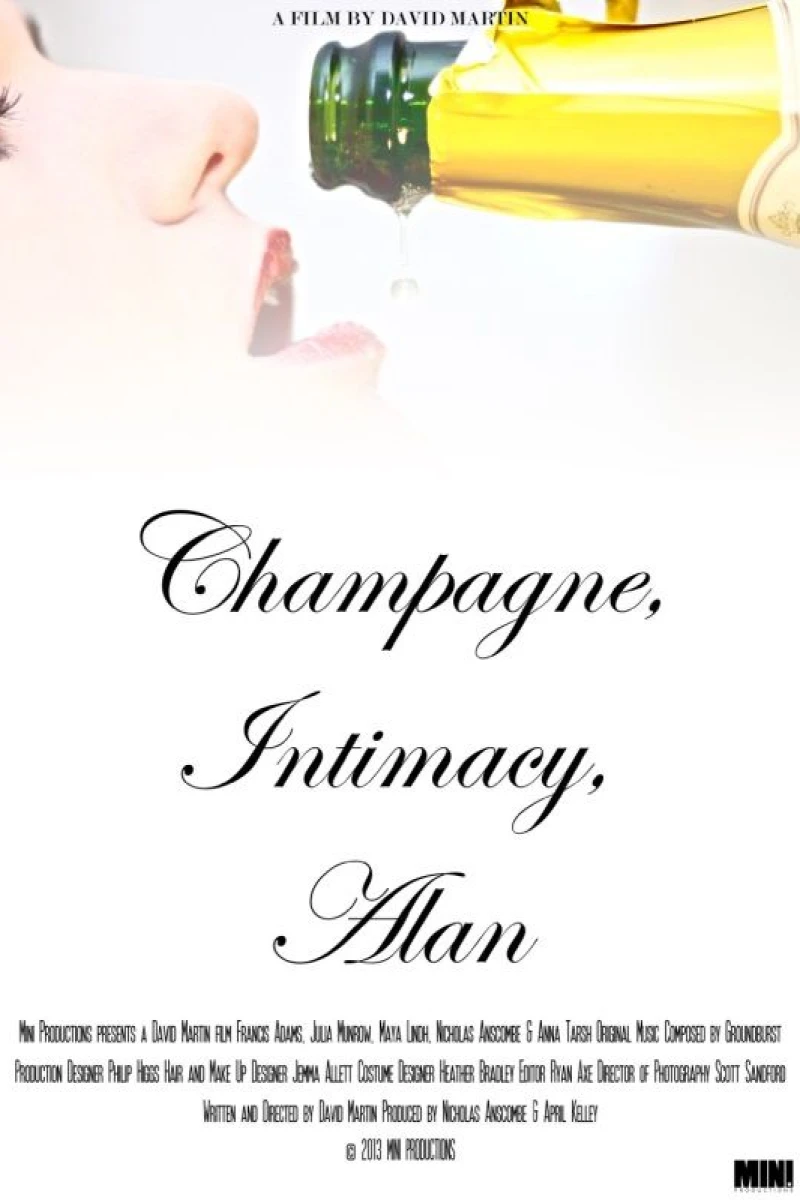 Champagne, Intimacy, Alan Poster