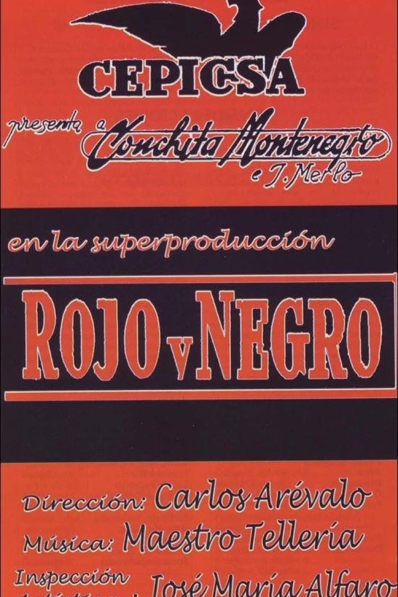 Rojo y negro Poster