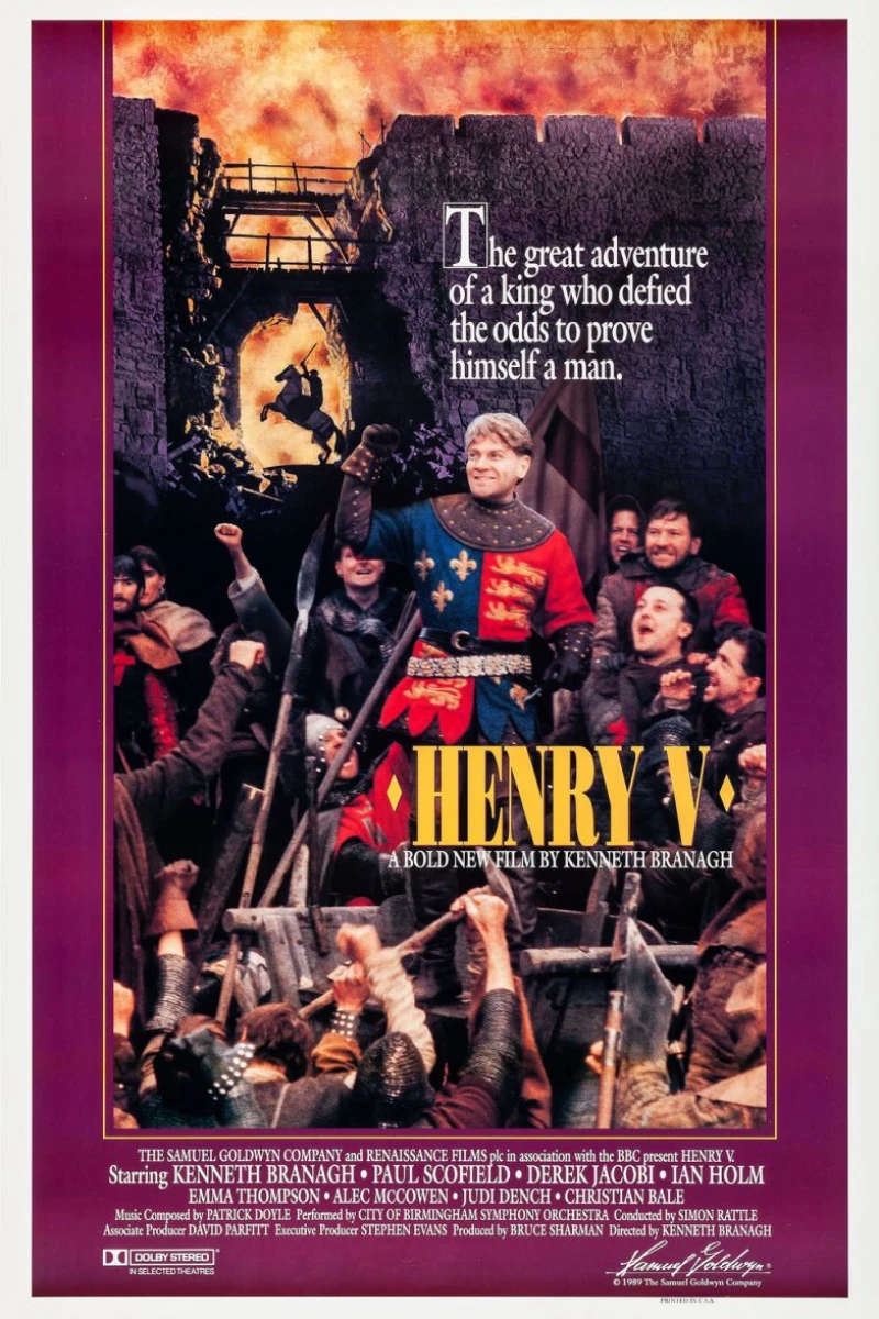 Henry V 1989 Poster